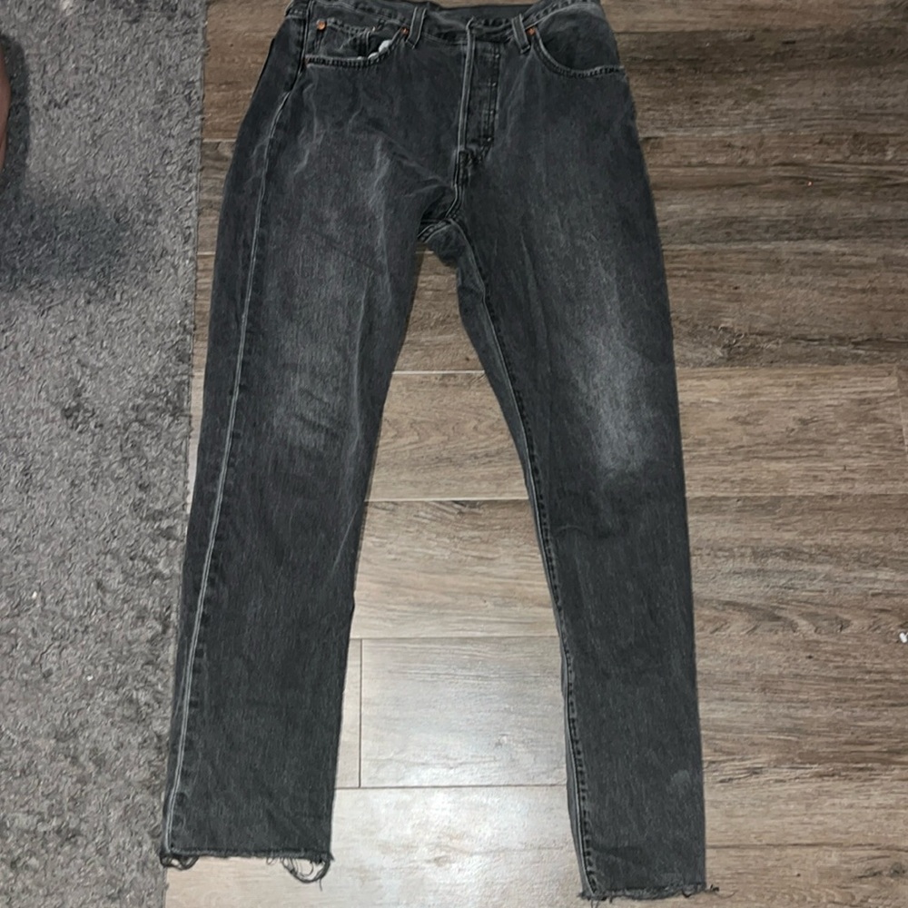 Levis 501 black/grey vintage jeans